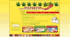 Desktop Screenshot of filtertip.de